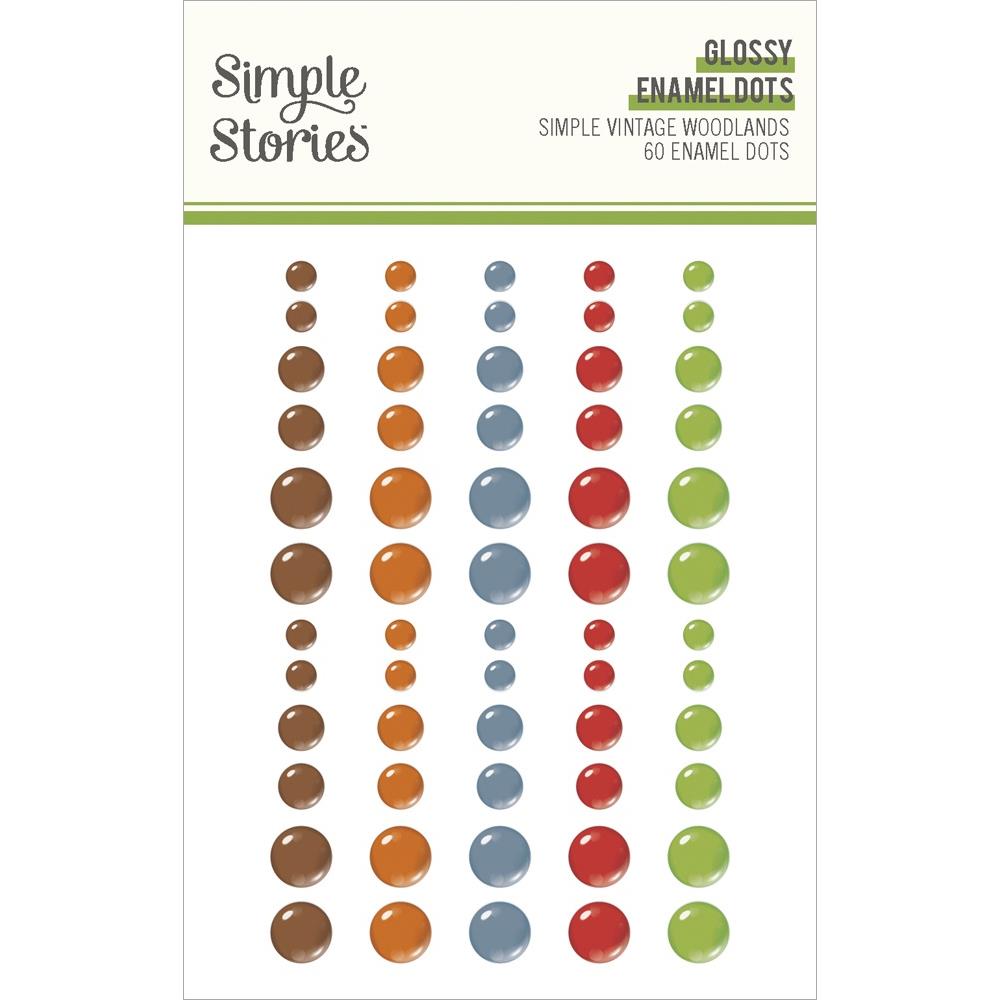 Simple Stories Simple Vintage Woodlands - Enamel Dots