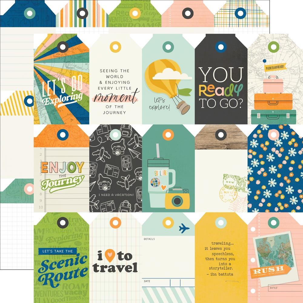 Simple Stories Happy Travels - Tag Elements