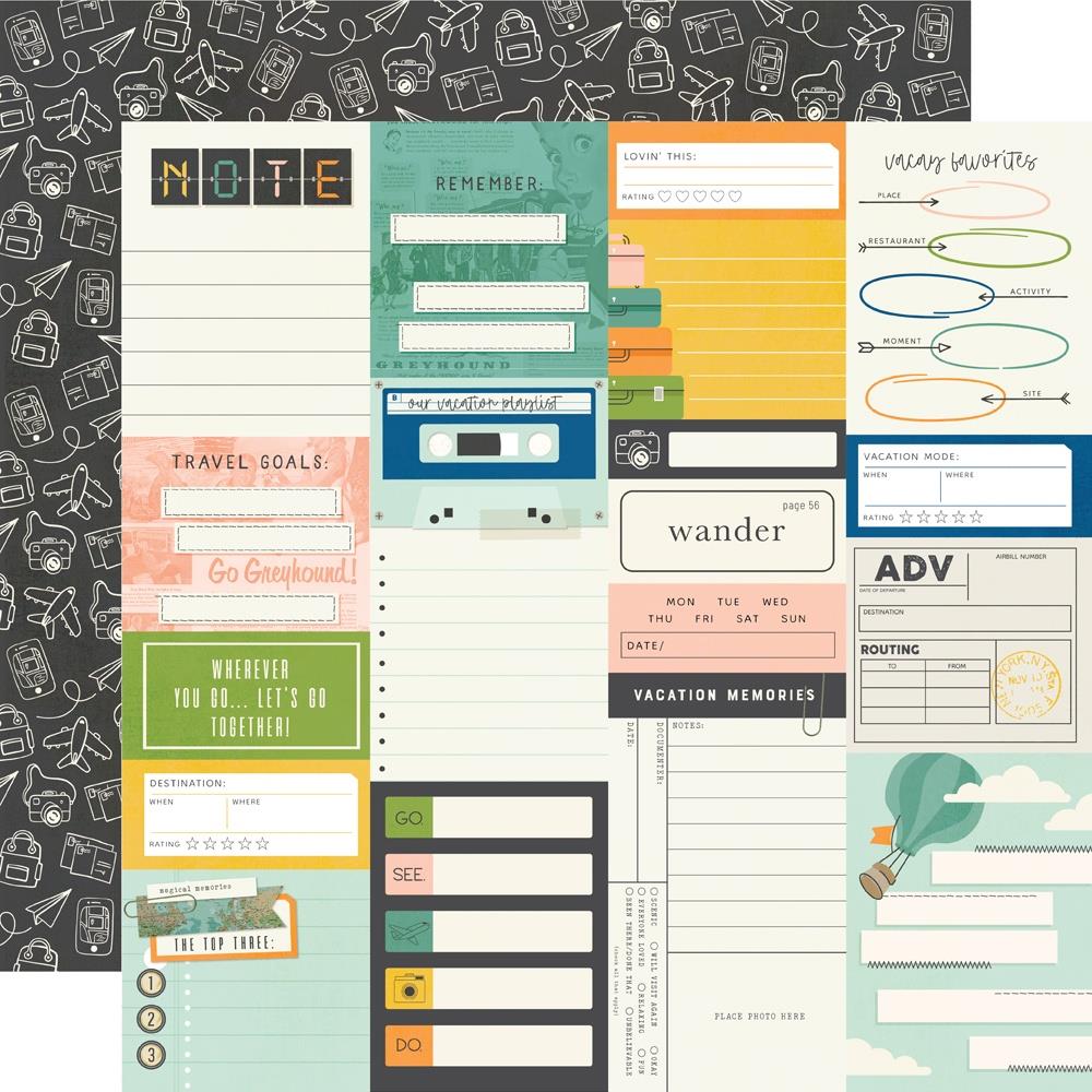 Simple Stories Happy Travels - Journal Elements