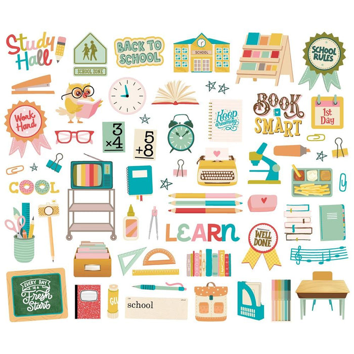 Simple Stories Book Fair - Bits & Pieces