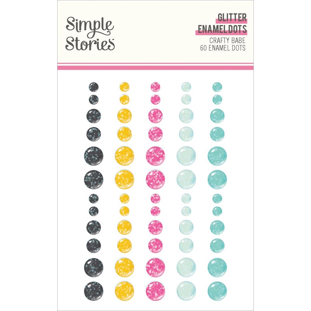 Simple Stories Crafty Babe - Enamel Dots
