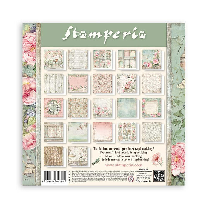 Stamperia House Of Roses - 8x8 Maxi Paper Pack