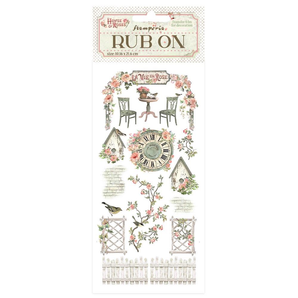 Stamperia House Of Roses - Elements Rub-Ons