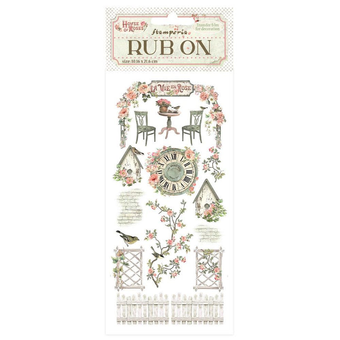 Stamperia House Of Roses - Elements Rub-Ons