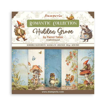 Stamperia Hidden Grove - 12x12 Paper Pack