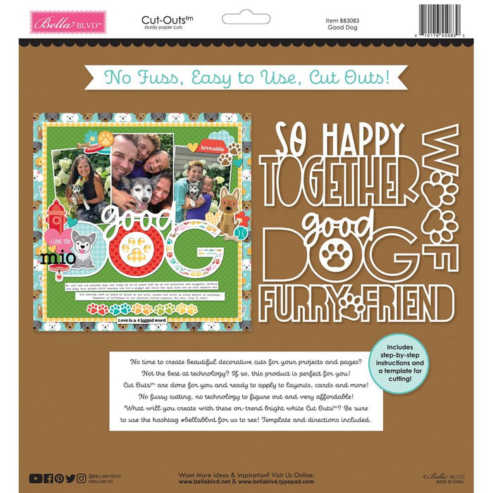 Bella Blvd Bow Wow - Good Dog Cut-Outs