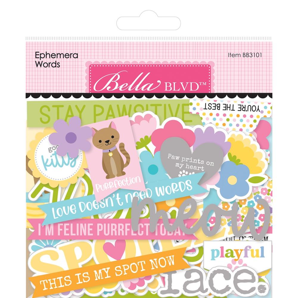 Bella Blvd Meow - Ephemera Words