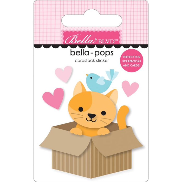 Bella Blvd Meow - Curious Kitty Bella-Pops 3D Sticker