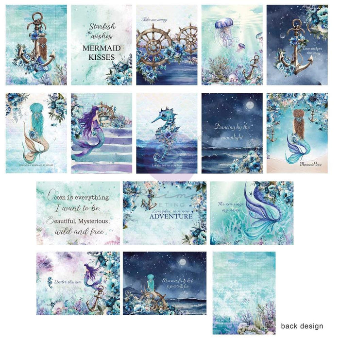 Prima A Mermaid's Tale - 3x4 Journaling Notecards