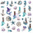 Prima A Mermaid's Tale - Mermaid's Treasures Ephemera 66 Pack