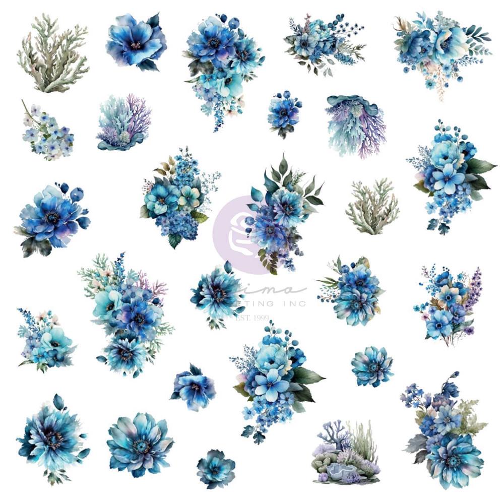 Prima A Mermaid's Tale - Mermaid's Treasures Ephemera 54 Pack