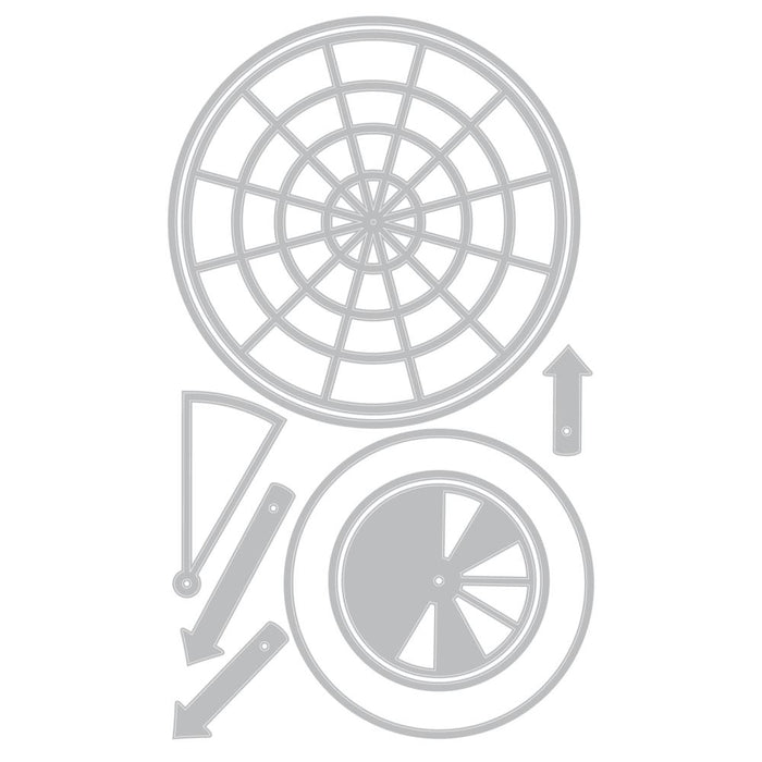 Sizzix Thinlits Die - Rainbow Wheels