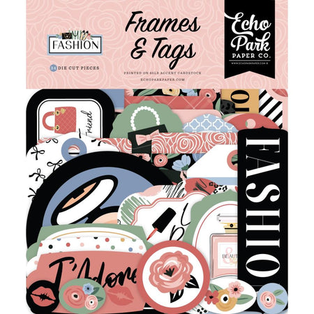 Echo Park Fashion - Ephemera Frames & Tags