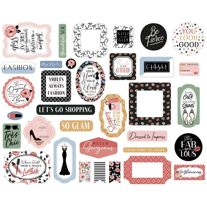 Echo Park Fashion - Ephemera Icons