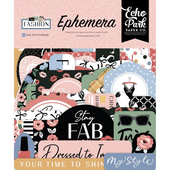 Echo Park Fashion - Ephemera Icons