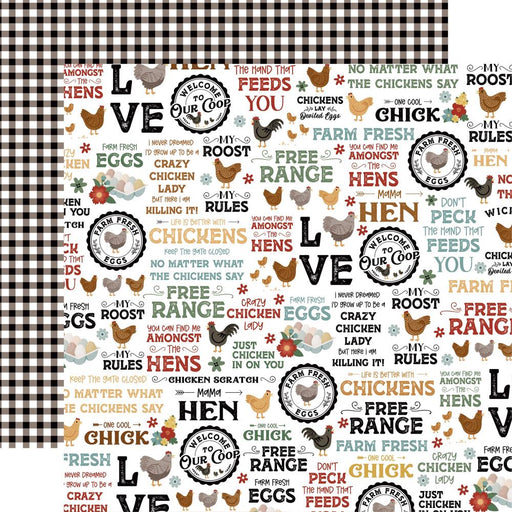 Echo Park Chickens - Free Range Phrases