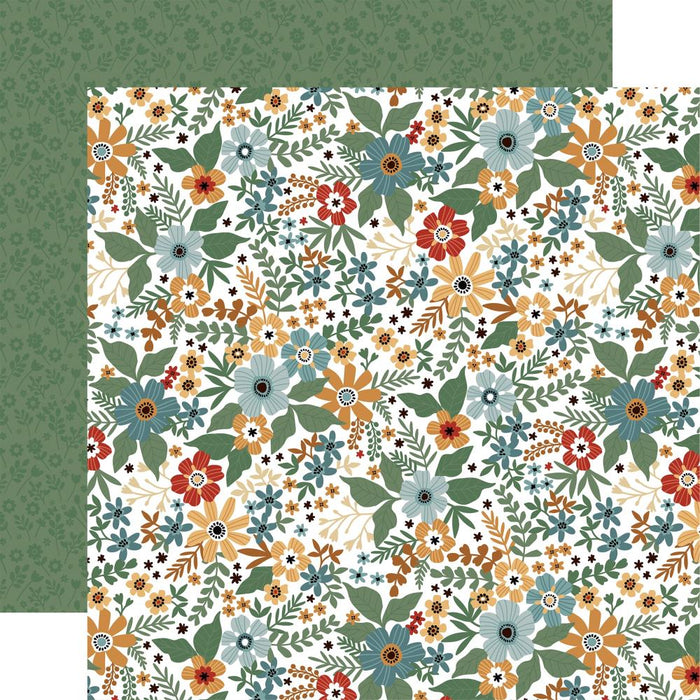 Echo Park Chickens - Flocked Floral