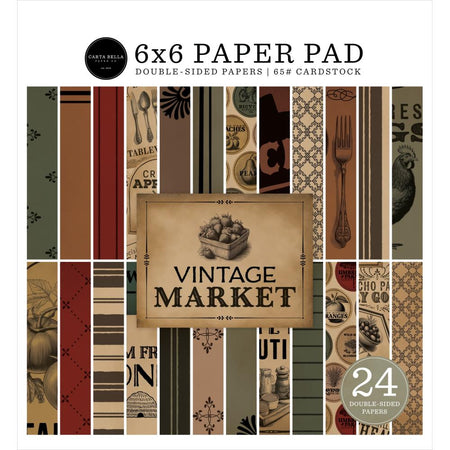 Carta Bella Vintage Market - 6x6 Pad