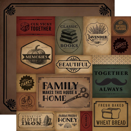 Carta Bella Vintage Market - Multi Journaling Cards