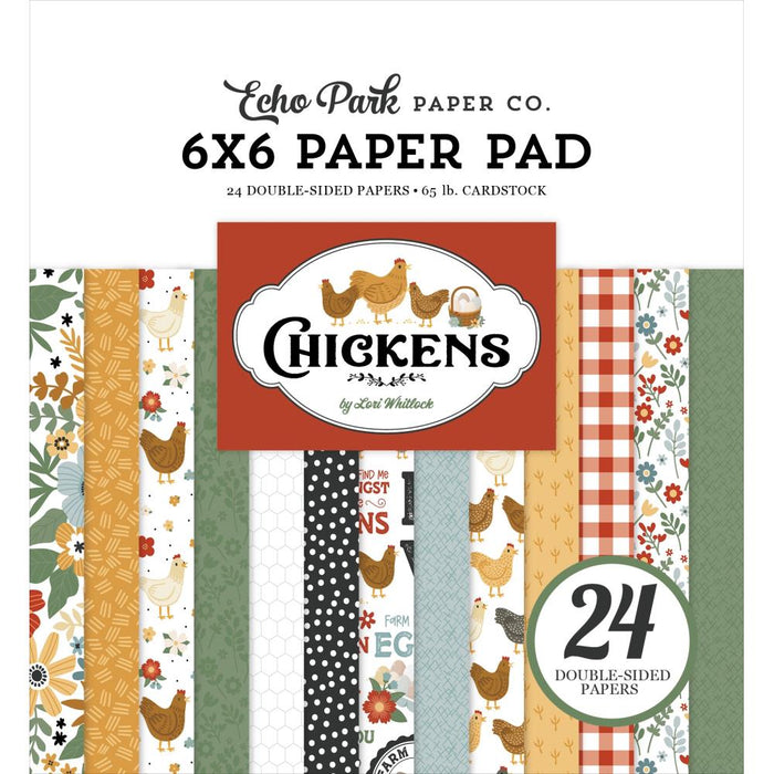 Echo Park Chickens - 6x6 Pad