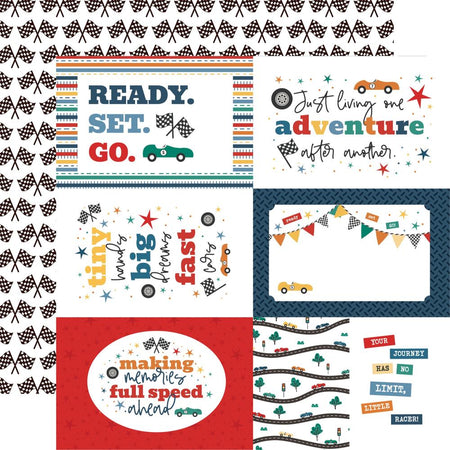 Echo Park Vroom! - 6x4 Journaling Cards