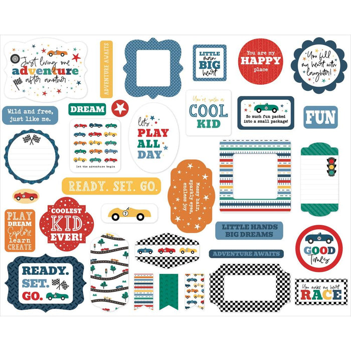 Echo Park Vroom! - Ephemera Icons