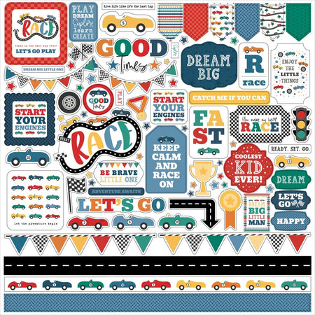 Echo Park Vroom! - Element Stickers