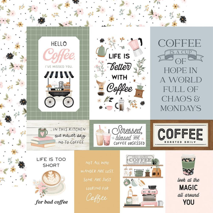 Carta Bella Coffee Shop - Multi Journaling Cards