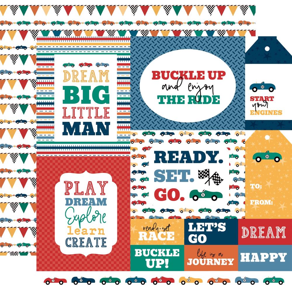 Echo Park Vroom! - Multi Journaling Cards