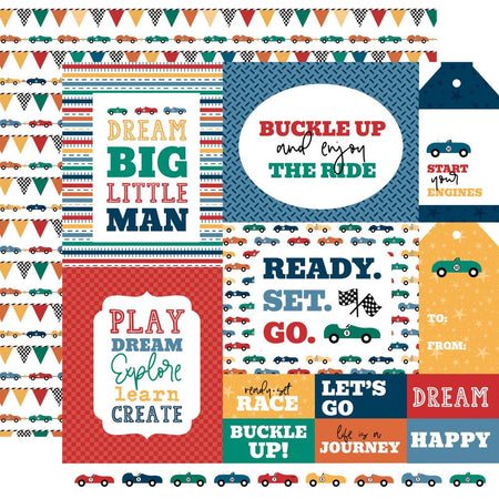 Echo Park Vroom! - Multi Journaling Cards