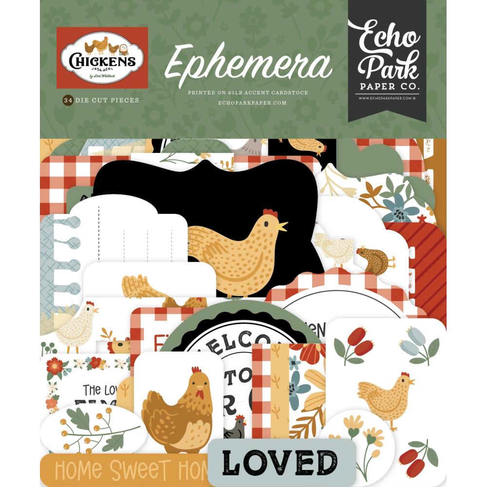 Echo Park Chickens - Ephemera Icons