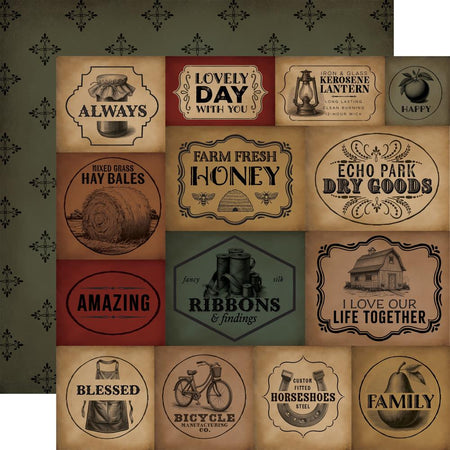 Carta Bella Vintage Market - Vintage Journaling Cards