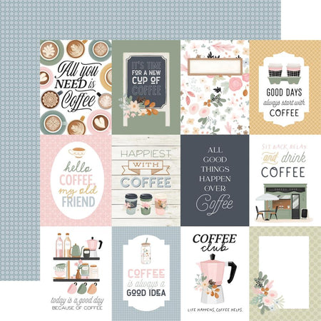 Carta Bella Coffee Shop - 3x4 Journaling Cards