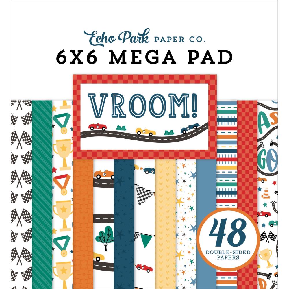 Echo Park Vroom! - 6x6 Mega Pad