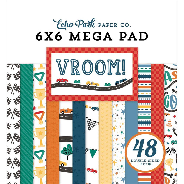 Echo Park Vroom! - 6x6 Mega Pad