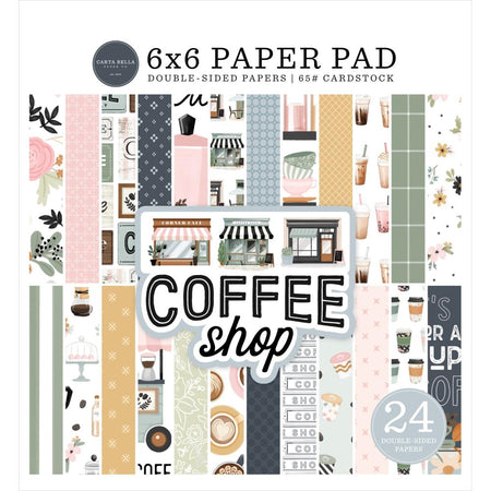 Carta Bella Coffee Shop - 6x6 Pad