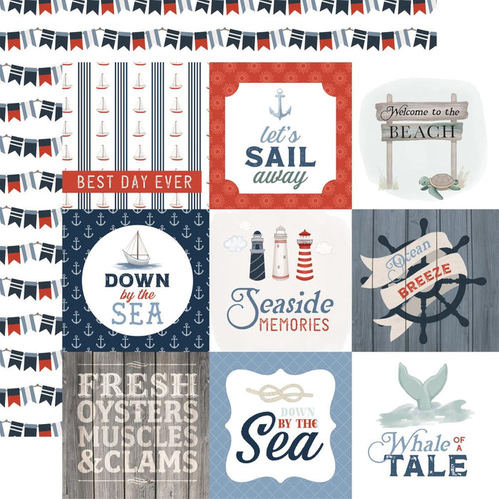 Carta Bella Seashore - 4x4 Journaling Cards