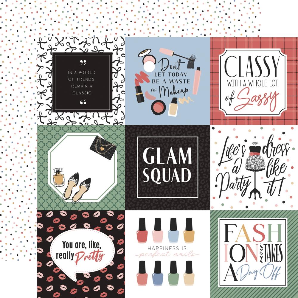 Echo Park Fashion - 4x4 Journaling Cards