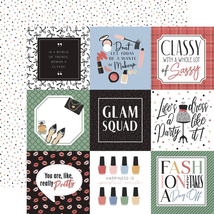 Echo Park Fashion - 4x4 Journaling Cards