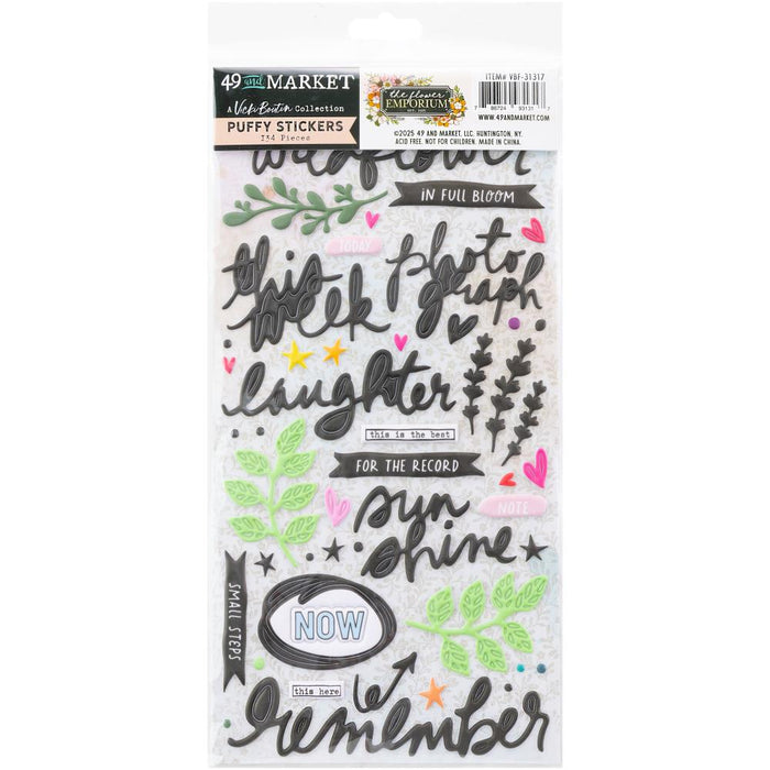 49 & Market Vicki Boutin The Flower Emporium - Puffy Stickers