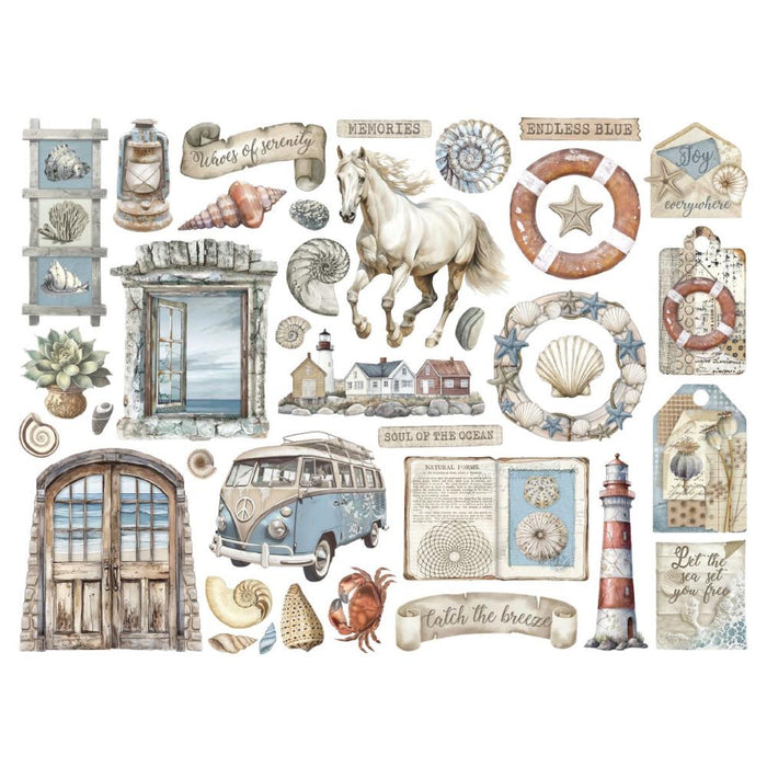Stamperia Silent Sea - Die Cuts