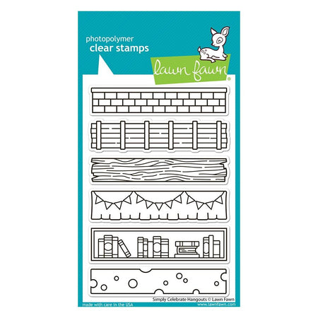 Lawn Fawn Clear Stamps - Simply Celebrate Hangouts