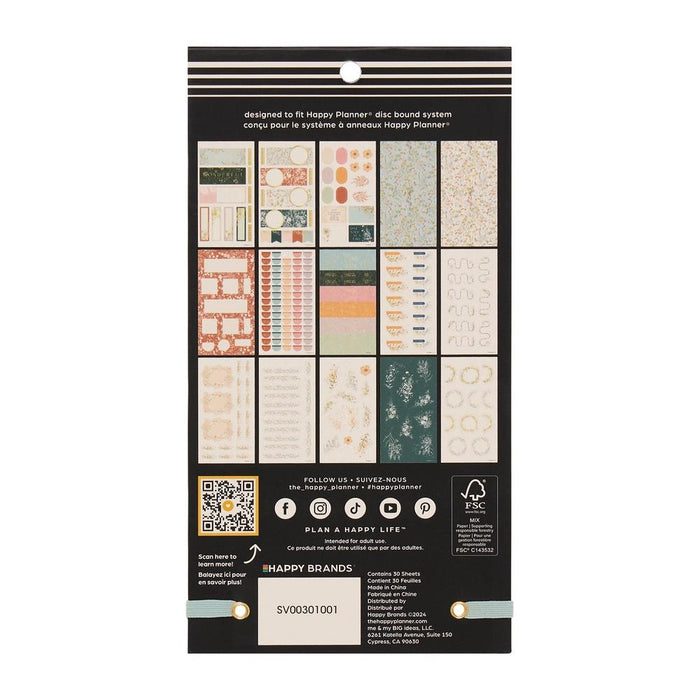 Me & My Big Ideas Happy Planner Sticker Value Pack - Spring Fields Mini