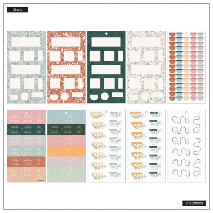 Me & My Big Ideas Happy Planner Sticker Value Pack - Spring Fields Mini