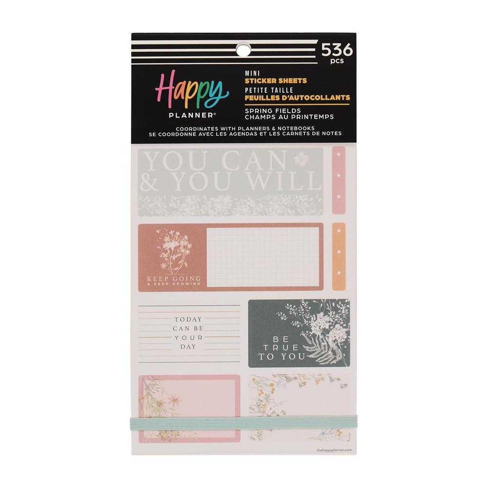 Me & My Big Ideas Happy Planner Sticker Value Pack - Spring Fields Mini