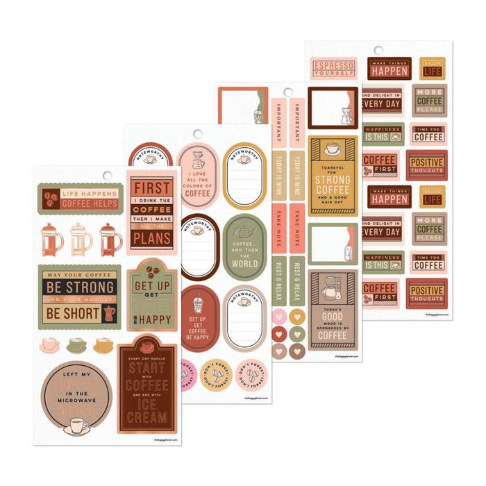 Me & My Big Ideas Happy Planner Sticker Value Pack - Cafecore