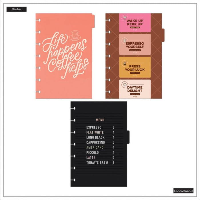 Me & My Big Ideas Happy Planner - Cafecore Mini Notebook