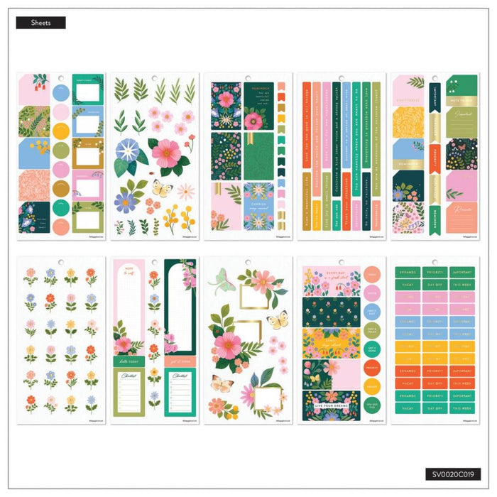 Me & My Big Ideas Happy Planner Sticker Value Pack - Midnight Meadow