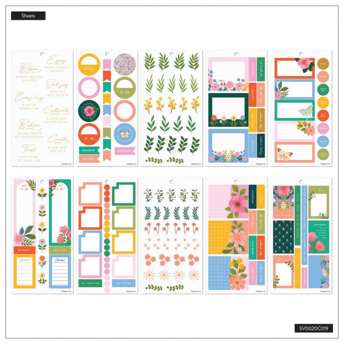 Me & My Big Ideas Happy Planner Sticker Value Pack - Midnight Meadow