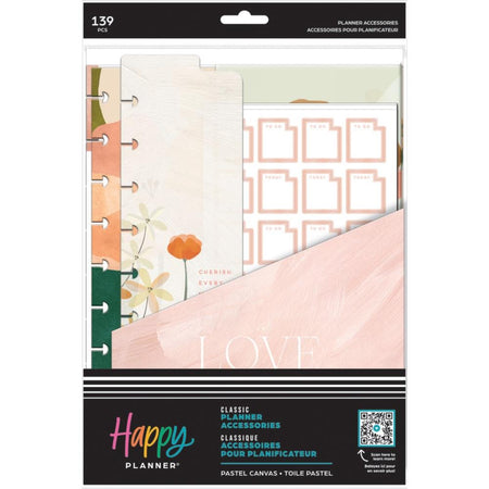 Me & My Big Ideas Happy Planner - Pastel Canvas Classic Accessory Pack